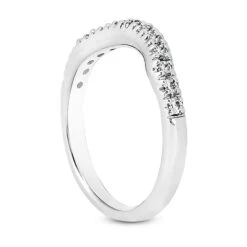 Thin 18K White Gold Diamond Wedding Band 0.33ct 3.0mm 9 Thin 18K White Gold Diamond Wedding Band 0.33ct 3.0mm -Borcely Jewelry Sales 18k gold diamond wedding band 033ct p 30249 back white 20220426