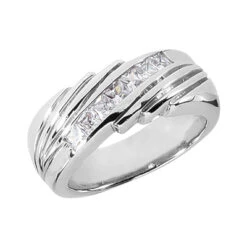 18K White Gold Ladies Diamond Ring 0.49ct