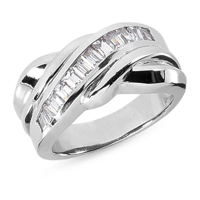 18K White Gold Ladies Diamond Ring 0.84ct 1 18K White Gold Ladies Diamond Ring 0.84ct