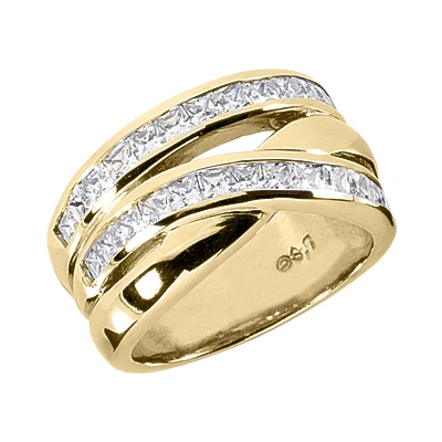 18K White Gold Ladies Diamond Ring 1.30ct 11.2mm 2 18K White Gold Ladies Diamond Ring 1.30ct 11.2mm - Image 2