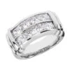 18K White Gold Ladies Diamond Ring 2.70ct 10.2mm