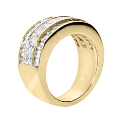 18K White Gold Ladies Diamond Ring 2.82ct -Borcely Jewelry Sales 18k gold ladies diamond ring 282ct p 32862 back yellow 20220426