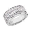 18K White Gold Ladies Diamond Ring 2.82ct