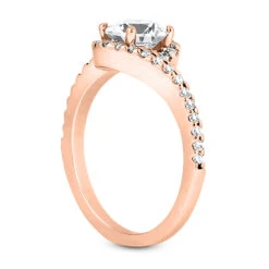 18K White Gold Round Diamond Engagement Ring 1.09ct 1mm 11 18K White Gold Round Diamond Engagement Ring 1.09ct 1mm -Borcely Jewelry Sales 18k gold round diamond engagement ring 109ct p 29995 back rose 20220426