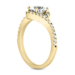 18K White Gold Round Diamond Engagement Ring 1.09ct 1mm 10 18K White Gold Round Diamond Engagement Ring 1.09ct 1mm -Borcely Jewelry Sales 18k gold round diamond engagement ring 109ct p 29995 back yellow 20220420 20220426