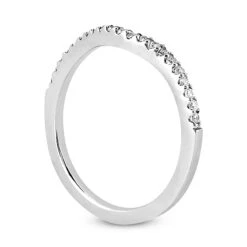 18K White Gold Round Diamond Engagement Ring Set 1.20ct Band: 1.5mm, Eng.: 2.6mm -Borcely Jewelry Sales 18k gold round diamond engagement ring set 120ct p 29917 additional white 3