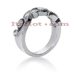 18K White Gold Round Diamond Ladies Ring 0.36ct 3 18K White Gold Round Diamond Ladies Ring 0.36ct -Borcely Jewelry Sales 18k gold round diamond ladies ring 036ct p 32502back
