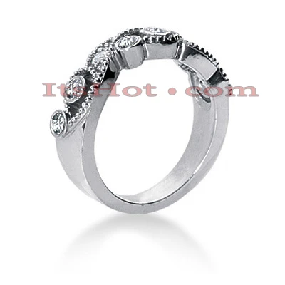18K White Gold Round Diamond Ladies Ring 0.36ct 2 18K White Gold Round Diamond Ladies Ring 0.36ct - Image 2
