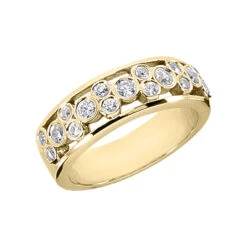 18K White Gold Round Diamond Ladies Ring 0.84ct 6.8mm -Borcely Jewelry Sales 18k gold round diamond ladies ring 084ct p 32386 yellow 20220426