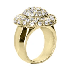 18K White Gold Round Diamond Ladies Ring 2.52ct 20.4mm 7 18K White Gold Round Diamond Ladies Ring 2.52ct 20.4mm -Borcely Jewelry Sales 18k gold round diamond ladies ring 252ct p 32774 back yellow 20220426