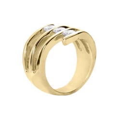 18K White Gold Round Diamond Right Hand Ladies Ring 0.30ct -Borcely Jewelry Sales 18k gold round diamond right hand ladies ring 030ct p 31507 back yellow 20220420 20220426