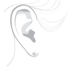 6-6.5mm 14K White Gold White Fresh Water Pearl Stud Earrings -Borcely Jewelry Sales 6 65mm 14k gold white fresh water pearl stud earrings p 5904 bodwh