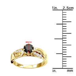 Thin Black Diamond Engagement Ring 0.74ct 14K White Gold -Borcely Jewelry Sales black diamond engagement ring 074ct 14k gold p 45910 rulerye