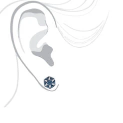 Blue Diamond Star Earrings 0.3ct Sterling Silver 6 Blue Diamond Star Earrings 0.3ct Sterling Silver -Borcely Jewelry Sales blue diamond star earrings 035ct sterling silver p 46644 bod