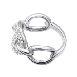 Luxurman 14K Yellow Gold Cuban Link Chain Design Ladies Diamond Cocktail Ring 0.6ct 11 Luxurman 14K Yellow Gold Cuban Link Chain Design Ladies Diamond Cocktail Ring 0.6ct -Borcely Jewelry Sales diamond cocktail ring for women in 14k gold cuban link chain design 06ct 803214 backwh 20211214