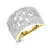 14K Yellow Gold Diamond Ring For Women 1ct