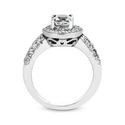 Diamond Platinum Engagement Ring 1.66ct 12.70mm -Borcely Jewelry Sales diamond platinum engagement ring 166ct p 34646 additional white