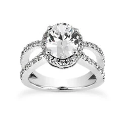 Diamond Platinum Engagement Ring 1.69ct 5.4mm