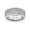 Diamond Platinum Eternity Band 1.90ct