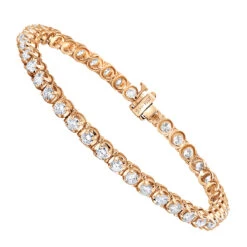 Diamond Tennis Bracelet 5.50ct - 14K White Gold Round Prong -Borcely Jewelry Sales diamond tennis bracelet 550ct 14k round prong p 22420 ro