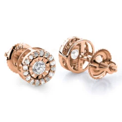Gold Diamond Stud Earrings 2ct Diamond Earrings Look 8 Gold Diamond Stud Earrings 2ct Diamond Earrings Look -Borcely Jewelry Sales gold diamond stud earrings 2ct diamond earrings look p 40470 ro