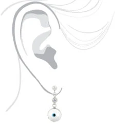 14K White Gold Diamond White Evil Eye Earrings 0.20ct Good Luck Charms 10 14K White Gold Diamond White Evil Eye Earrings 0.20ct Good Luck Charms -Borcely Jewelry Sales good luck charms 14k diamond evil eye earrings 020ct p 6236 bodwh