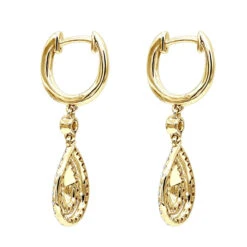 14K White Gold Diamond Dangle Drop Earrings For Women By Luxurman 1.2ct -Borcely Jewelry Sales jewelry 14k gold diamond dangle drop earrings for women by luxurman 12ct backye