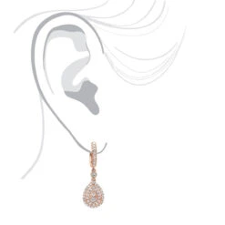 14K White Gold Diamond Dangle Drop Earrings For Women By Luxurman 1.2ct -Borcely Jewelry Sales jewelry 14k gold diamond dangle drop earrings for women by luxurman 12ct bodro