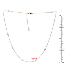 14K Yellow Gold Diamonds By The Yard Station Necklace For Women 0.5 Adjustable 29 14K Yellow Gold Diamonds By The Yard Station Necklace For Women 0.5 Adjustable -Borcely Jewelry Sales jewelry 14k gold diamonds by the yard station necklace for women 05 adjustable rulerro 1