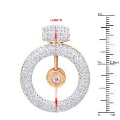 14K White Gold Large Round Shape Diamond Circle Pendant For Women 5.25CT Luxurman 23 14K White Gold Large Round Shape Diamond Circle Pendant For Women 5.25CT Luxurman -Borcely Jewelry Sales jewelry 14k gold large round shape diamond circle pendant for women 525ct luxurman rulerro