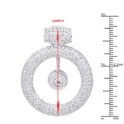 14K White Gold Large Round Shape Diamond Circle Pendant For Women 5.25CT Luxurman 21 14K White Gold Large Round Shape Diamond Circle Pendant For Women 5.25CT Luxurman -Borcely Jewelry Sales jewelry 14k gold large round shape diamond circle pendant for women 525ct luxurman rulerwh