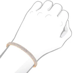14K White Gold Pave Diamond Bangle Bracelet For Women 4.75ct By LUXURMAN 20 14K White Gold Pave Diamond Bangle Bracelet For Women 4.75ct By LUXURMAN -Borcely Jewelry Sales jewelry 14k gold pave diamond bangle bracelet for women 475ct by luxurman bodro