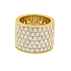 16mm Wide Diamond Eternity Band Unique 18K White Gold Ladies Anniversary Ring 7 Carats 12 16mm Wide Diamond Eternity Band Unique 18K White Gold Ladies Anniversary Ring 7 Carats -Borcely Jewelry Sales jewelry 16mm wide diamond eternity band unique 18k gold ladies anniversary ring 7 carats 000956 backye 1