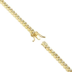 3 Carat Diamond Tennis Bracelet For Men & Women 14K Yellow Gold Prong Set Diamonds -Borcely Jewelry Sales jewelry 3 carat diamond tennis bracelet for men women in 14k gold prong set diamonds 000828 backye