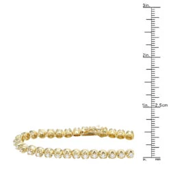 3 Carat Diamond Tennis Bracelet For Men & Women 14K Yellow Gold Prong Set Diamonds -Borcely Jewelry Sales jewelry 3 carat diamond tennis bracelet for men women in 14k gold prong set diamonds 000828 rulerye