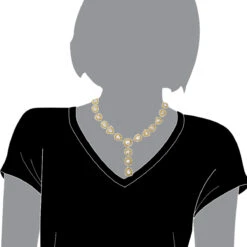 Royal Style Ladies Yellow And White Diamond Necklace 18K Gold 53.17ct -Borcely Jewelry Sales jewelry royal style ladies yellow and white diamond necklace in 18k gold 5317ct bodwh