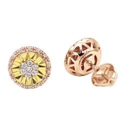 Unique 14K White Gold Large Diamond Stud Earrings Clusters 2 Carat Halo Look -Borcely Jewelry Sales jewelry unique real 14k gold large diamond stud earrings clusters 2 carat halo look ro