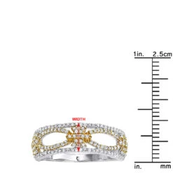 Ladies Diamond Flower Ring 0.46ct 14K White Gold -Borcely Jewelry Sales ladies diamond flower ring 046ct 14k gold p 49115 rulerwh