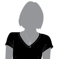 Ladies Pendants 14K White Gold Diamond Key Necklace Pendant 0.70ct -Borcely Jewelry Sales ladies pendants 14k gold diamond key necklace 070ct p 7099 bodwh