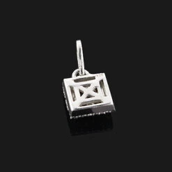Ladies Silver Pendant With Black And White Diamonds 0.65ct 7 Ladies Silver Pendant With Black And White Diamonds 0.65ct -Borcely Jewelry Sales ladies silver pendant with black and white diamonds 065ct p 48206back