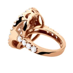 Large 5 Carat Diamond Ring For Women 14K White Gold 13 Large 5 Carat Diamond Ring For Women 14K White Gold -Borcely Jewelry Sales large 5 carat diamond ring for women in 14k yellow rose or white gold backro