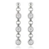 Large Diamond Drop Earrings 0.55ct 14K White Gold