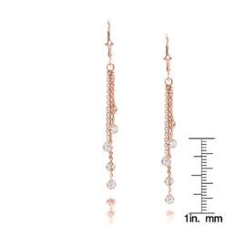 Luxurman 14K White Gold Chandelier Earrings With Diamonds By The Yard 1 Carat -Borcely Jewelry Sales luxurman 14k gold chandelier earrings with diamonds by the yard 1 carat rulerro