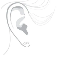 Luxurman Love Quotes: Small Diamond Infinity Earrings Sterling Silver Studs -Borcely Jewelry Sales luxurman love quotes small diamond infinity earrings sterling silver studs bod