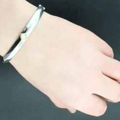 Mother Of Pearl 18K Sterling Silver Bangle Bracelet 1/4 In (7mm) 5 Mother Of Pearl 18K Sterling Silver Bangle Bracelet 1/4 In (7mm) -Borcely Jewelry Sales mother of pearl 18k sterling silver bangle bracelet p 43979bod