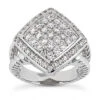 Platinum Ladies Diamond Ring 1.07ct