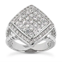 Platinum Ladies Diamond Ring 1.07ct