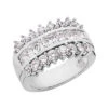 Platinum Ladies Diamond Ring 2.31ct 11.8mm