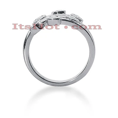 Platinum Right Hand Diamond Ladies Ring 0.42ct 14.6mm 2 Platinum Right Hand Diamond Ladies Ring 0.42ct 14.6mm - Image 2
