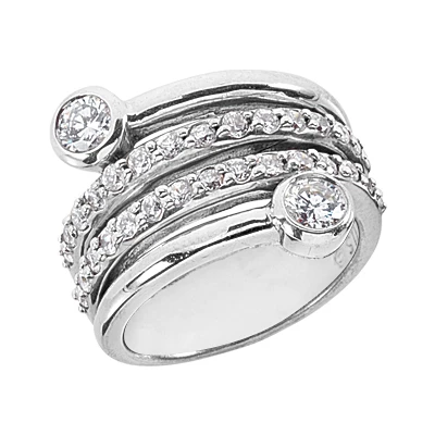 Platinum Right Hand Ladies Diamond Ring 1.25ct 1 Platinum Right Hand Ladies Diamond Ring 1.25ct